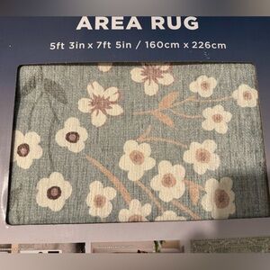 SOLD SORRY Floral Area Rug